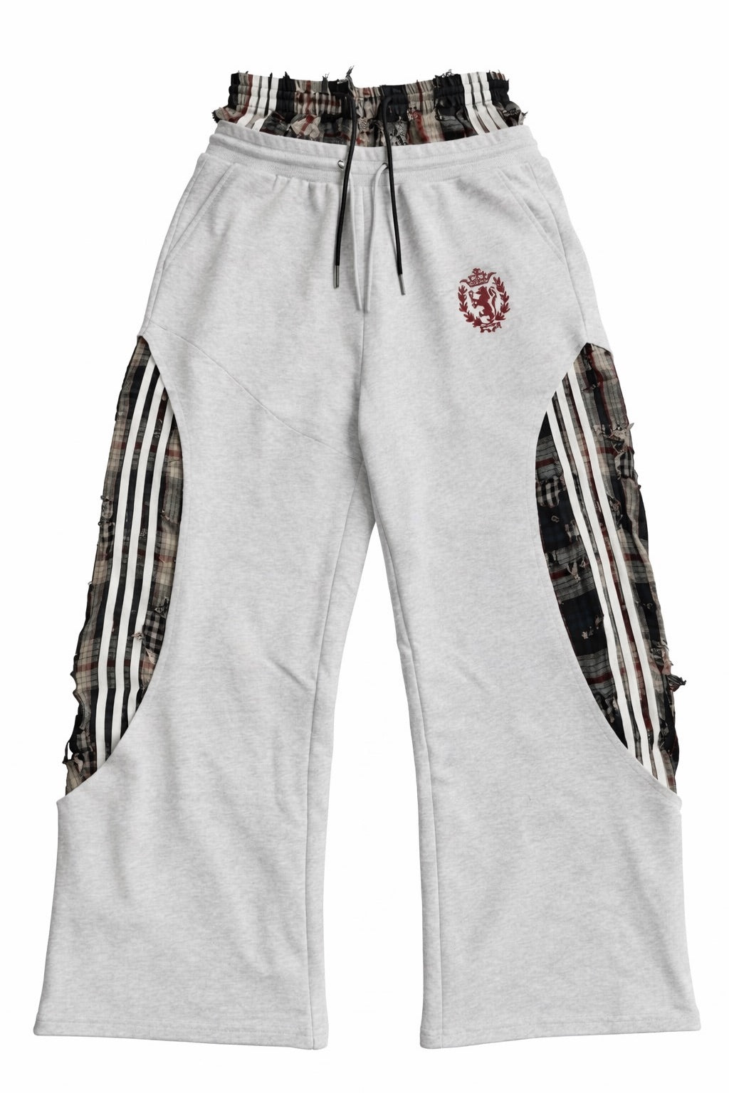 Double Waist Cut-Out Sweatpants - Gary
